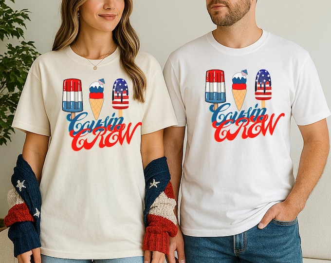 Cousin Crew 4th Of July Shirt - July Fourth Toddler Tee - Kids 4th Of July Kids Shirt - Kids July 4th Shirt - Matching Cousin Shirts