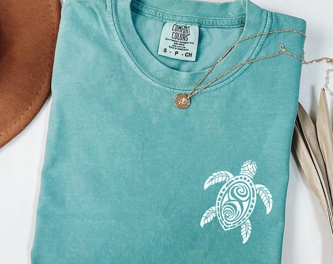 Vintage Sea Turtle Shirt Summer Tee for Women Trendy Oversized Shirt Beach T-Shirt Graphic Tee Summer Shirt Save the Turtle Tshirt Ocean Tee