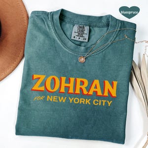 Zohran Tee, Zohran for Mayor, Zohran Mamdani, Vote Zohran for Mayor, Rank Zohran for Mayor, Zohran Shirt, Progressive Shirt, Zohran 2026 image 8