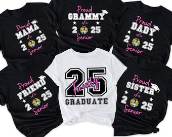 Custom Family Graduation Shirts, Senior 2026 Family Matching T Shirt, Class of 2026 Family Graduation Shirts, Class Of 2026 Shirt