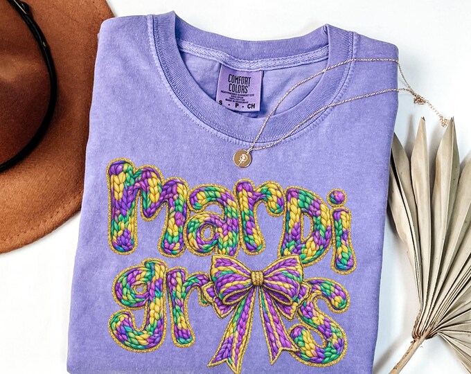 Comfort Colors® Mardi Gras Shirt, Fat Tuesday Tee, Mardi Carnival Unisex Tshirts