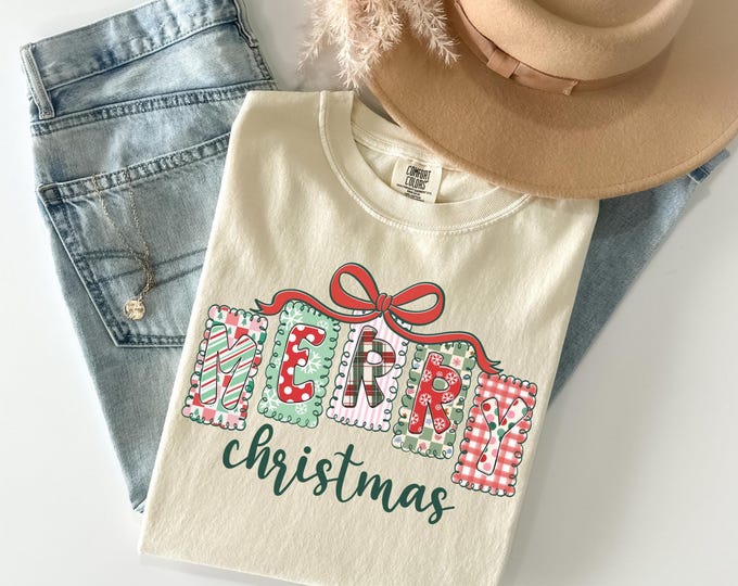 Merry Christmas Shirt,Merry Christmas Shirt,Christmas T shirt, Christmas Family Shirt,Christmas Gift,70s Style Merry Christmas Shirt