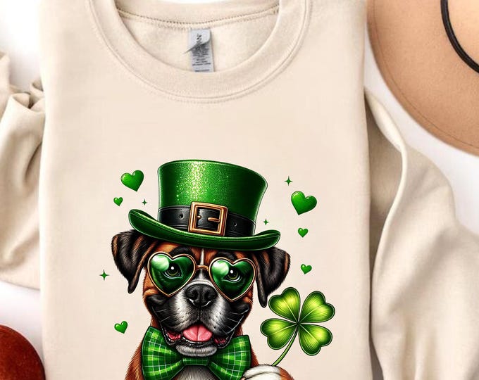St.Patrick’s Day Dachshund Dog Sweatshirt,Lucky Dog Shirt, Dachshund St. Paddy's Sweater,Cute March Holiday Shirt,Dog Animal shirt,Dog lover