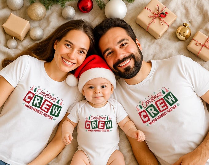 Christmas Crew 2025 Shirts, Matching Making Memories Together Christmas Family TShirt,Christmas Group Shirt, Christmas Crew,Christmas Gift