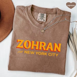 Zohran Tee, Zohran for Mayor, Zohran Mamdani, Vote Zohran for Mayor, Rank Zohran for Mayor, Zohran Shirt, Progressive Shirt, Zohran 2026 image 7