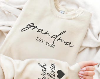 Personalizowany prezent dla mamy i babci, prezent na Dzień Matki, bluza z babcią, bluza z ciotką, bluza z Tią, bluza z mamą, prezenty świąteczne