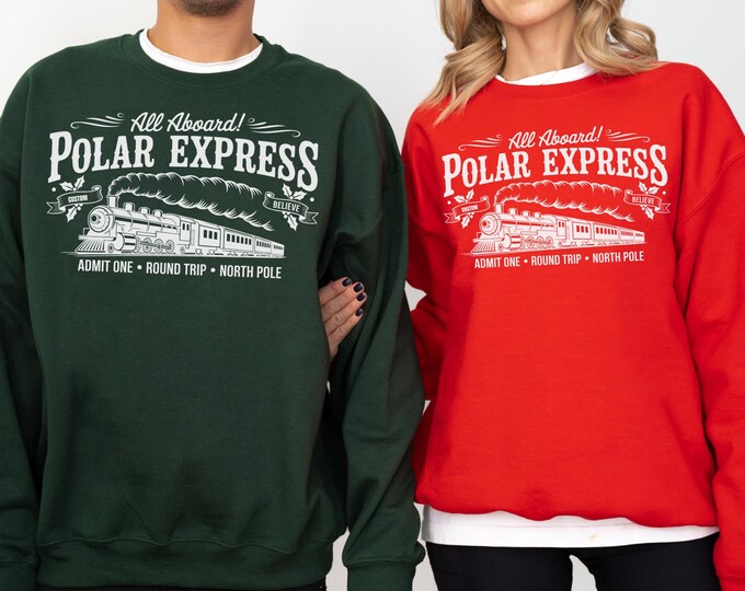Custom Polar Express Family Christmas Shirts, Polar Express Train Sweatshirt, Belive T-shirt ,Christmas Gift,Christmas 2026