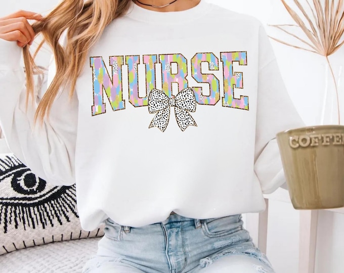 Nurse Easter Shirt, Easter Bunny Nurse Tshirt, Easter Nurse Tee, Nurse Easter Gift, Registered Nurse Shirt, RN Shirt, Spring shirt,nurse tee