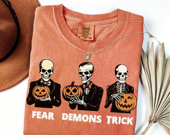 Anti Trump Halloween Shirt, Comfort Colors Subtle F*ck Trump Shirt, Anti Trump FDT Tee, Political Protest Shirt, Halloween FDT Activism Tee