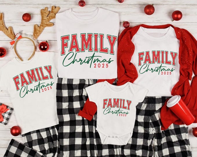 Matching Family Christmas Shirts, Family Christmas Shirt, Matching Xmas Tees, Christmas Tee, Matching Noel Family Gift, Xmas Tee,Family Gift