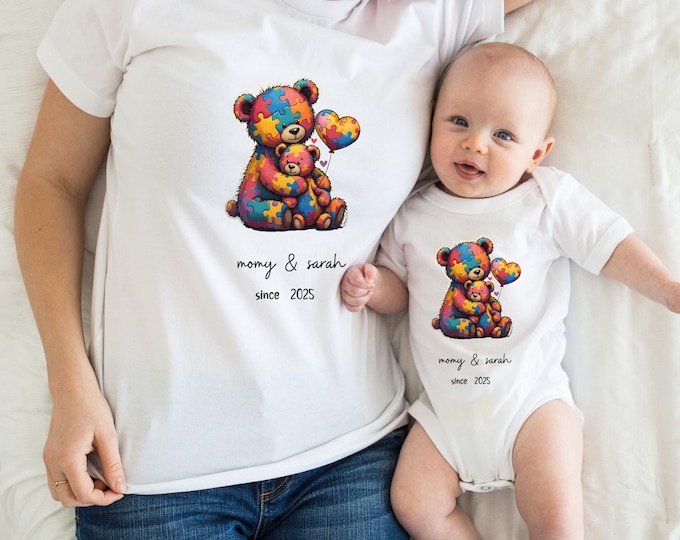 Custom Autism Shirt,Personalized Autism Mama Shirt, Autism Tee,Autism Awareness Shirt,Autism Awareness Gift,Autism Month Tee,Christmas Gifts