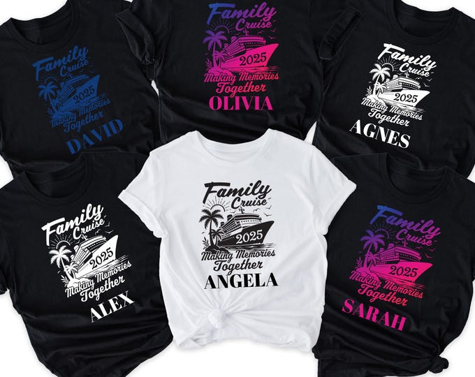 Custom Cruise Squad 2025 Shirt, Cruise Squad Shirt, Custom Cruise Squad Group Shirt for 2025 Season, Custom Family Cruise Shirts, Cruise