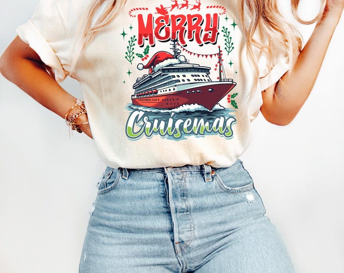 Merry Cruisemas Shirt, Family Christmas Cruise Shirts, Christmas Holiday Trip, Matching Christmas Cruise Shirt, Christmas Lights Tee