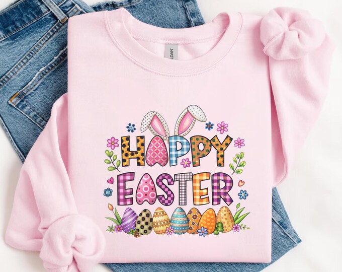 Happy Easter shirt, Women Easter shirt, Cute Easter shirt, Easter shirt, Happy Easter, Easter bunny shirt, bunny shirt
