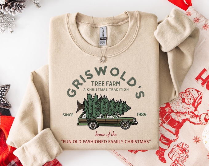 Griswold Christmas Sweatshirt, Griswold Christmas Tree Farm, Retro Griswold Christmas Shirt, Christmas Vacation Shirt, Christmas Sweatshirt