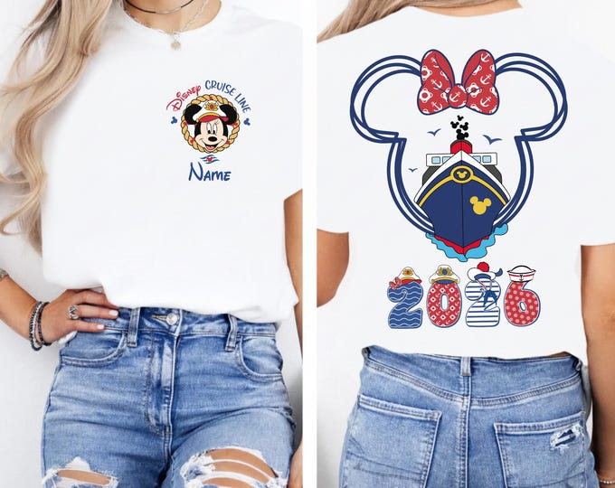 Disney Cruise Shirt 2026, Custom Disney Cruise Shirts, Disney Cruise Name and Year Shirts, Disney Cruise Family Shirt, Disney Trip Shirts