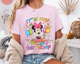 Disney Minnie It's My Birthday Sweatshirt, Disney Girls Trip Tee, Disney Birthday Trip, Disney Family Birthday Trip Tee, Magic Kingdom Shirt