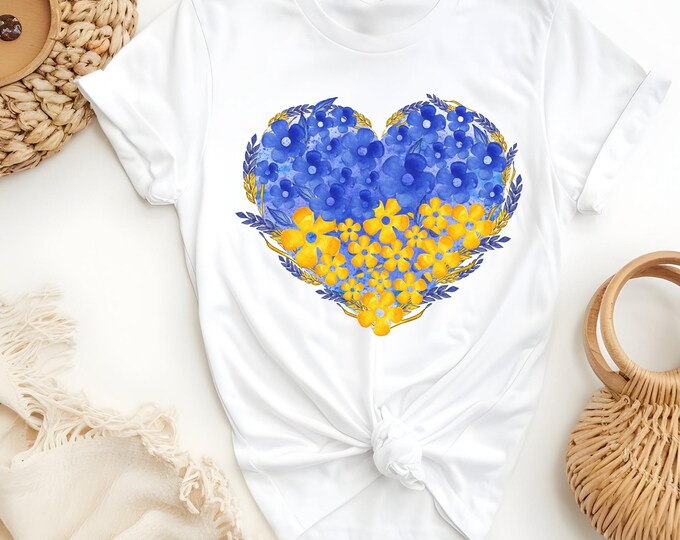 Ukraine Flag Shirt, Ukraine Heart Shirt, Stop war Shirt, Peace Shirt, Stand with Ukraine, Make Love Not War, Protest Shirt, Freedom Ukraine