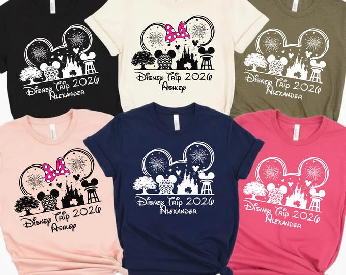 Custom Disney 2026 Shirt, 2026 Disney Tees, Disneyworld Shirts
