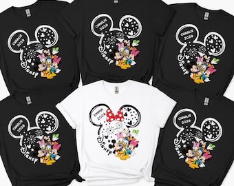 Camisetas personalizadas de Disney Vacation 2026, camisetas de Disneyland, camisetas de pareja de Disney, Disneyworld