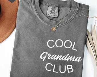 Camiseta de abuela con colores cómodos, ideal para el Día de la Madre, para la mejor abuela, para la abuela, para Nana, regalo de los nietos, para Navidad.