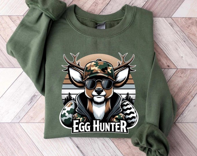 Egg Hunter Camo Easter Shirts, Toddler T-shirt, Easter Day Shirt, Camo Easter Bunny Shirt, Happy Easter Shirt, Easter Egg Hunt Kids Shirt