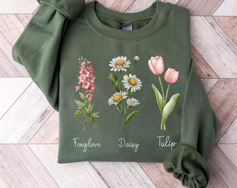 控えめなFDTシャツ、ドナルド・トランプをファックするスウェットシャツ、花柄FDTギフト、花柄アンチ・トランプシャツ、アンチMAGAシャツ、政治Tシャツ、フェミニストギフト