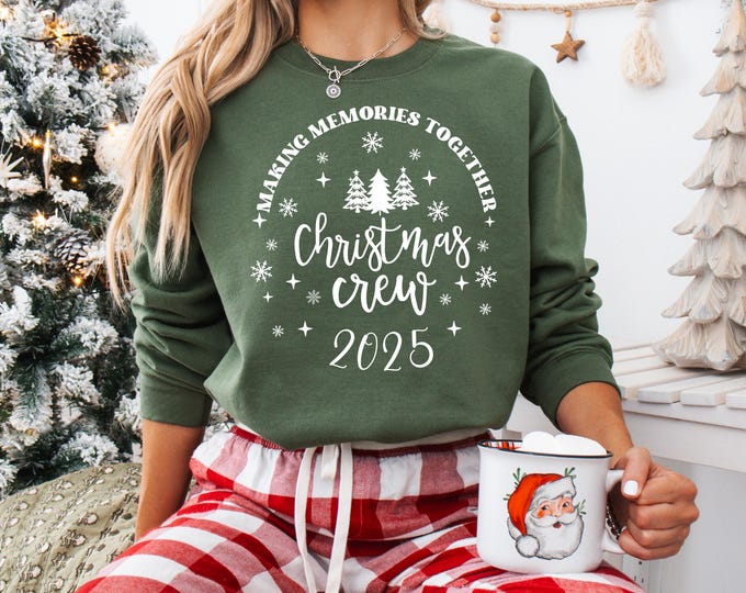 Christmas Crew 2025 Shirt, Family Christmas 2025 Shirt, Family Matching Christmas Tshirt, Christmas Couple Matching Shirt, Christmas Gift