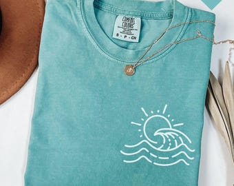 Summer Shirt, Beach Shirts, Cute Shirts, Tshirt Women, Vacation Tee, Cute Summer Clothes, Vacation Shirts, Girl Gifts, Comfort Colors Shirt