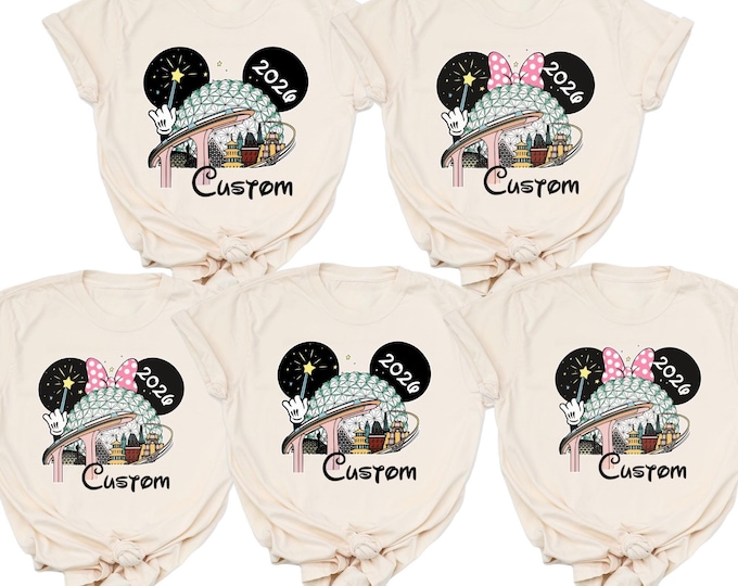 Custom Disney 2026 Shirt, 2026 Disney Tees, Disneyworld Shirts, Disney Trip Shirts, Disney Family Matching Shirt, Disney Vacation T-Shirt