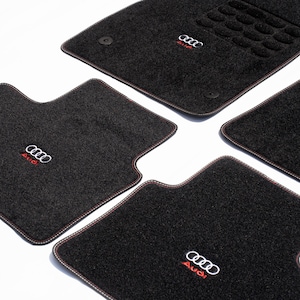 Luxury Custom Fit Car Floor Mats for Audi A1 A3 A4 A5 A6 A7 A8 Q2 Q3 Q5 Q7 Q8 R8 – Tailored Fit Carpet Set