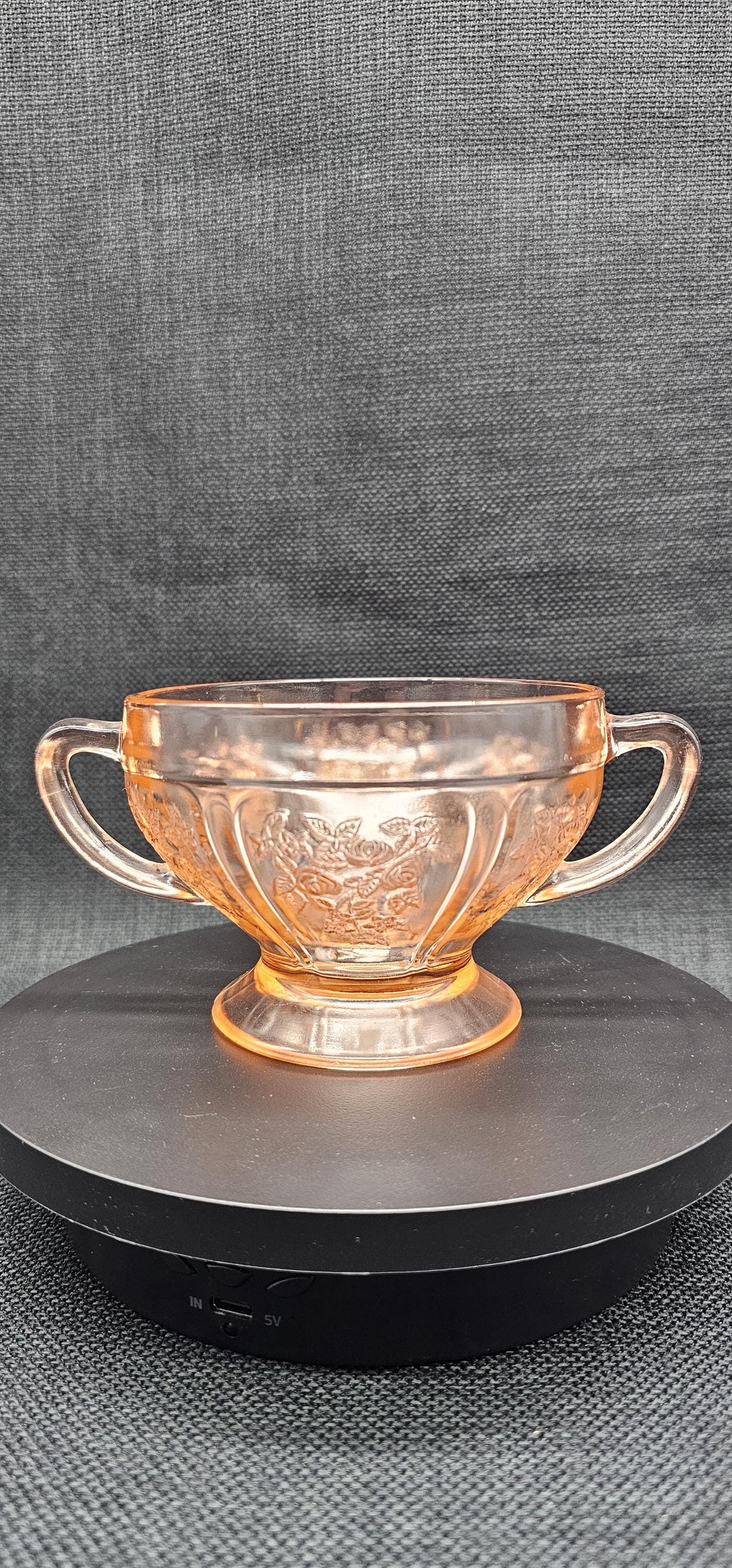 1930年代 アンカーホッキング カメオグリーン ウランガラス 1930年代