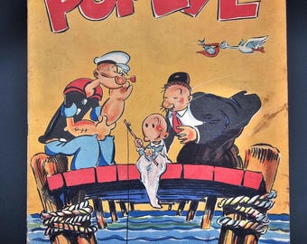 Komiks „Popeye” z 1936 roku: King Features, miękka oprawa lniana