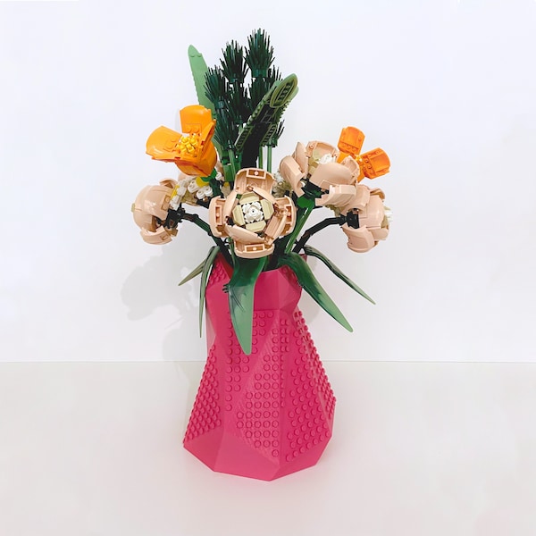 Lego Compatible Bouquet Vase - Large (Maryan)