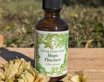 Hop Organic Tincture | Digestive Aid | Sleep Aid | Herbal Supplement (2 oz.)