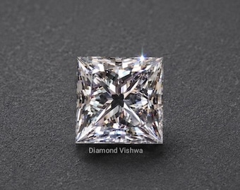 1 Ct Princess Cut Lab Diamond, E Color VVS2 Clarity, IGI Certified Loose Square Diamond