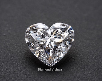 2 Ct Heart Cut Lab Diamond, IGI Certified E Color VVS2 Loose Stone
