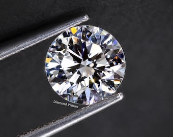 3 Carat Round Lab Diamond, E Color VVS2 Clarity, IGI Certified Loose Stone