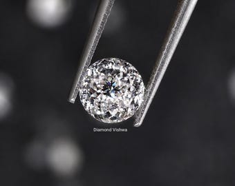 1 Ct Portuguese Cut Lab Grown Diamond, F Color, VS Clarity, Ring Making