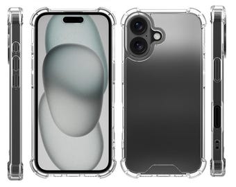 High Quality Crystal Clear iPhone 16 Slim Phone Case