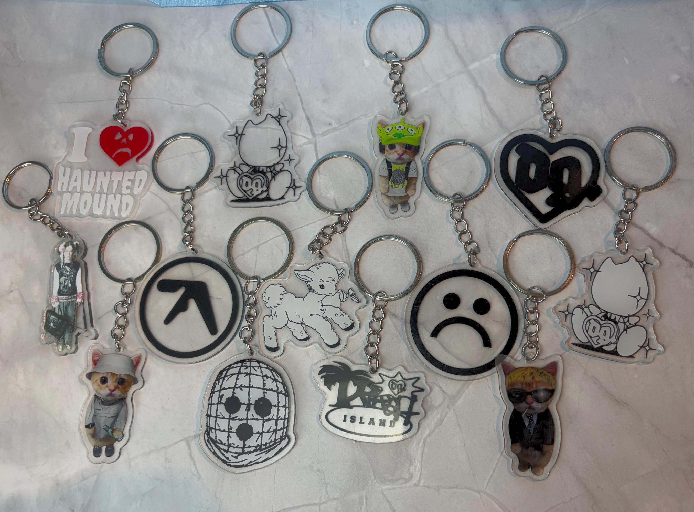 Aphex Twin Keychain - Etsy