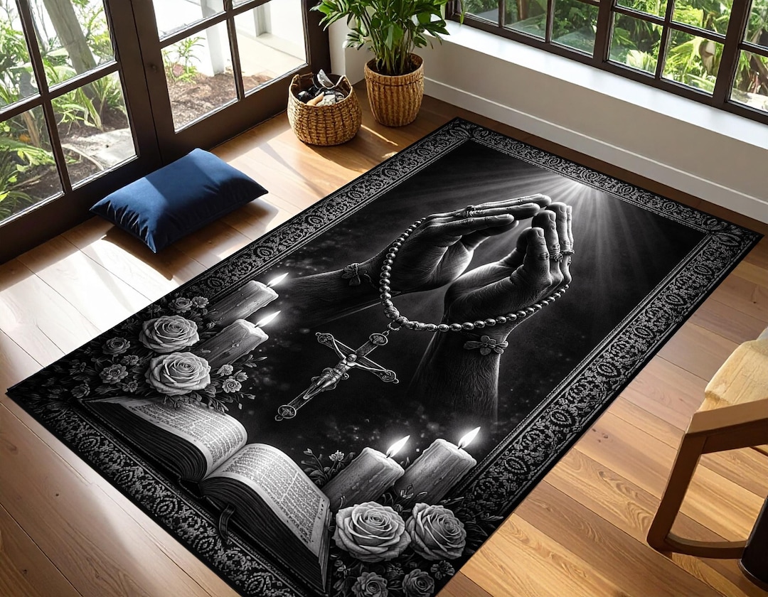 Elegant Prayer Mats, Spiritual Life, Religion,christian Cross Prayer ...