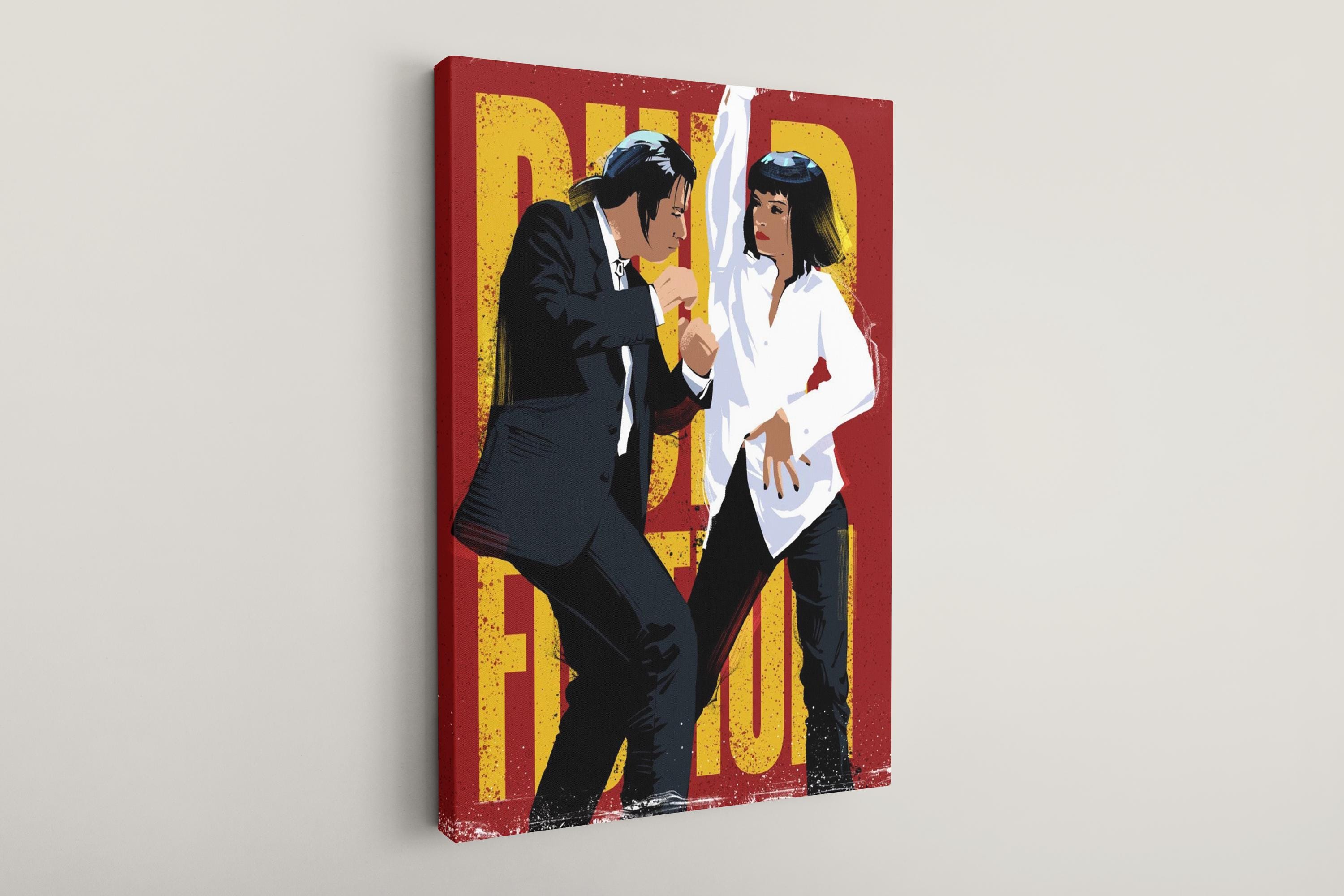 パルプフィクション キャンバスプリント、タランティーノ映画 ウォール