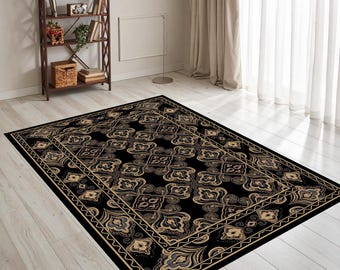 Islamic Prayer Rug, Muslim prayer mat, Spiritual Decor, Best Gift, Non-Slip Prayer Mat
