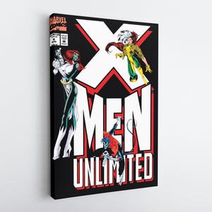 X-Men Unlimited Wall Art, X-Men Canvas Art, Comic Art Print, Amazing Comic Covers, Cartoon Art Picture, Wall Decor, X-Men Wall Hanging