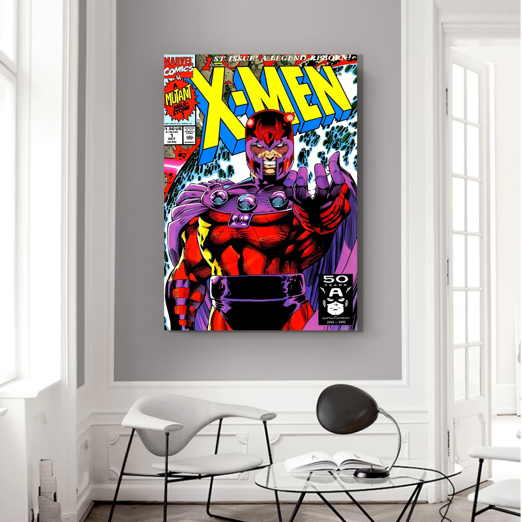 X-Men ウォールアート、マグニートーキャンバス、X-Men キャンバス