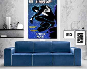Spider-Man Comic Book Cover Canvas Art Print