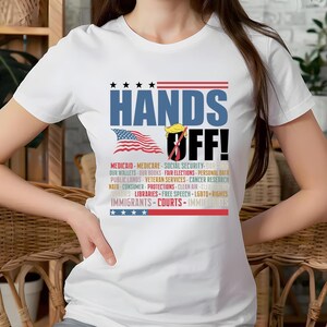 Hands Off Our Democracy Shirt, Pro Democracy Shirt, Political Tee, Protest Shirt, Defend Rights Shirt