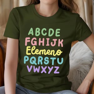 ABC Elemeno Shirt, Teacher Shirt, Kindergarten Teacher Shirt, Elemeno Shirt, ABC Shirt, Preschool Teacher Shirt, Alphabet Shirt, Kids Shirt