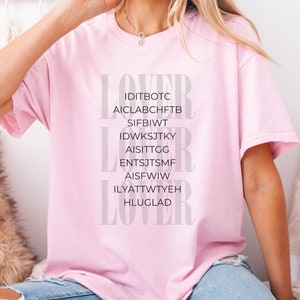 Cruel Summer Bridge Shirt, Lover Era Shirt, Taylor Swifty, Swift Lover Shirt, Lover Era Tour, Cruel Summer Lyrics, Swifty Gifts, Swiftmas